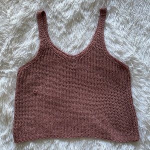 knitted tank top